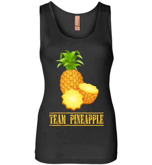 Team Pineapple Wide Strap Tank Top - Rocking Black, Inc. #RockingBlackInc #MelaninInspires