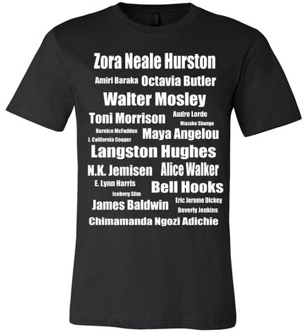 Empowering T-Shirt Celebrating Black Literary Icons, Black Authors
