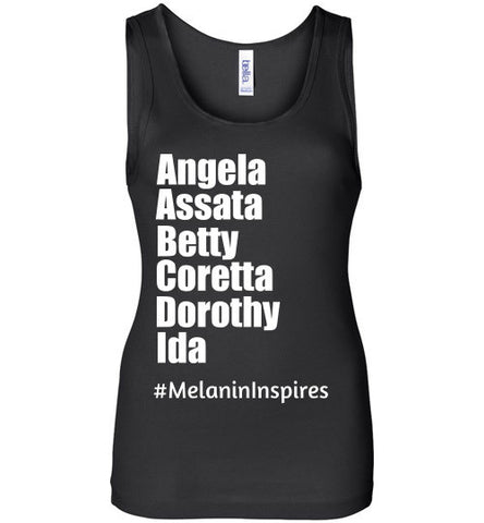 Melanin Inspires Wide Strap Tank - Rocking Black, Inc. #RockingBlackInc #MelaninInspires