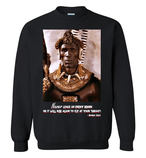 Shaka Zulu Crewneck Sweatshirt - Rocking Black, Inc. #RockingBlackInc #MelaninInspires