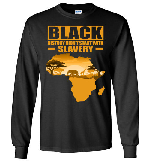 Black History Long Sleeve Shirt - Rocking Black, Inc. #RockingBlackInc #MelaninInspires