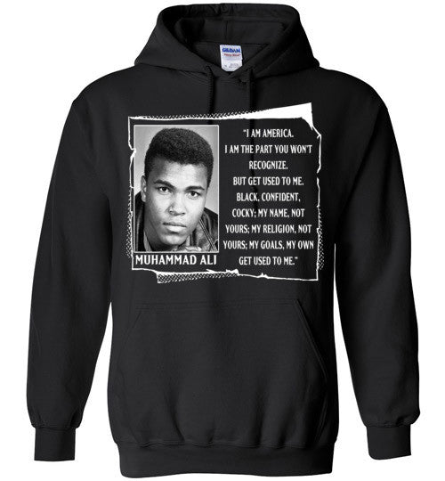 Muhammad Ali Quote Hoodie - Rocking Black, Inc. #RockingBlackInc #MelaninInspires