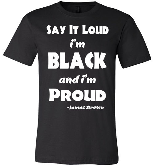 I'm Black and I'm Proud Comfort T-Shirt - Rocking Black, Inc. #RockingBlackInc #MelaninInspires