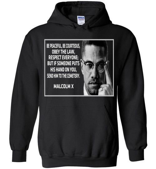 Malcolm X Quote Youth Unisex Hoodie - Rocking Black, Inc. #RockingBlackInc #MelaninInspires