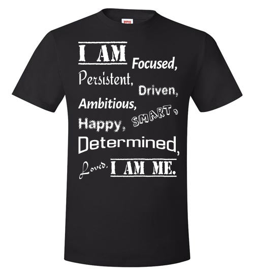 I Am Me - Youth Short Sleeve T-Shirt - Rocking Black, Inc. #RockingBlackInc #MelaninInspires