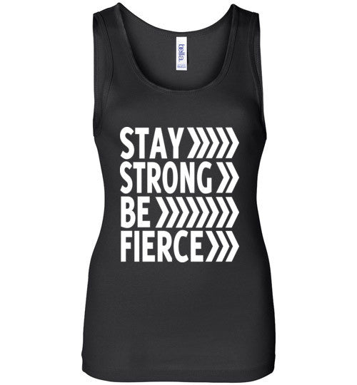 Be Fierce Wide Strap Tank - Rocking Black, Inc. #RockingBlackInc #MelaninInspires