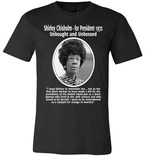 Shirley Chisholm Inspires me - Unisex Comfort T-Shirt - Rocking Black, Inc. #RockingBlackInc #MelaninInspires