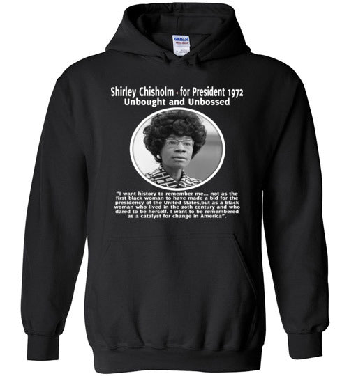 Shirley Chisholm Inspires me - Hoodie - Rocking Black, Inc. #RockingBlackInc #MelaninInspires