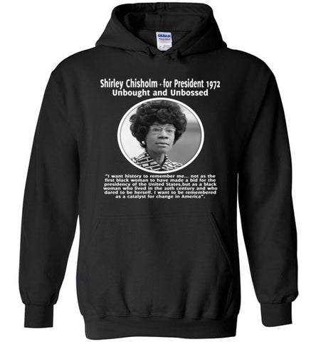 Shirley Chisholm Inspires me - Hoodie - Rocking Black, Inc. #RockingBlackInc #MelaninInspires