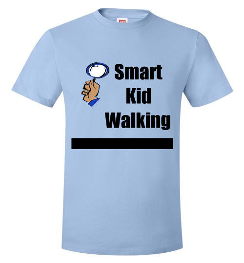 Smart Kid Walking - Kid's Hanes Nano T-Shirt - Rocking Black, Inc. #RockingBlackInc #MelaninInspires