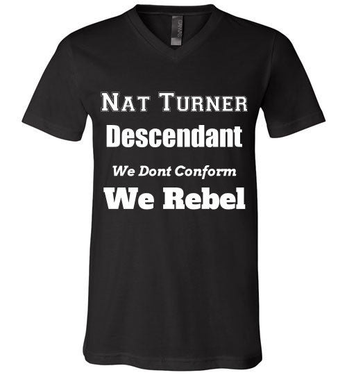 We Rebel Men V-Neck T-Shirt - Rocking Black, Inc. #RockingBlackInc #MelaninInspires