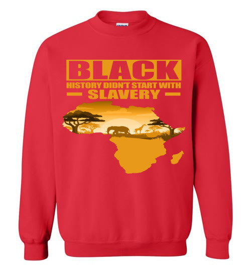 Black History Crew-neck Sweatshirt Big Kids - Rocking Black, Inc. #RockingBlackInc #MelaninInspires