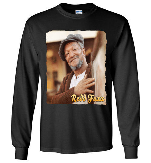 Redd Foxx Long Sleeve T-Shirt - Rocking Black, Inc. #RockingBlackInc #MelaninInspires
