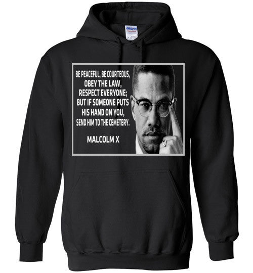Malcolm X Quote Unisex Hoodie - Rocking Black, Inc. #RockingBlackInc #MelaninInspires