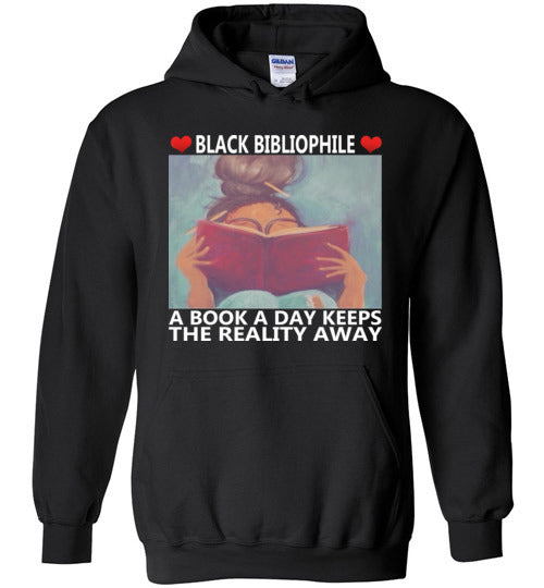 Black Bibliophile Unisex Hoodie - Rocking Black, Inc. #RockingBlackInc #MelaninInspires