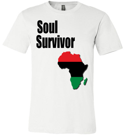 Soul Survivor Africa Map T-Shirt - Rocking Black, Inc. #RockingBlackInc #MelaninInspires