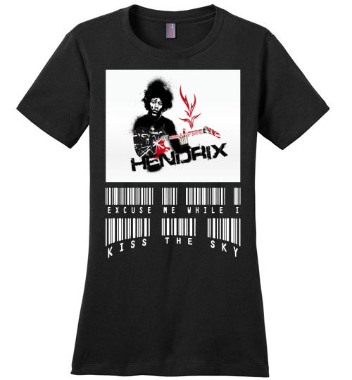 Hendrix Quote Ladies Comfort Fitted T-Shirt - Rocking Black, Inc. #RockingBlackInc #MelaninInspires