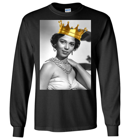 Dorothy Dandridge Queen Youth Long Sleeve T-Shirt - Rocking Black, Inc. #RockingBlackInc #MelaninInspires