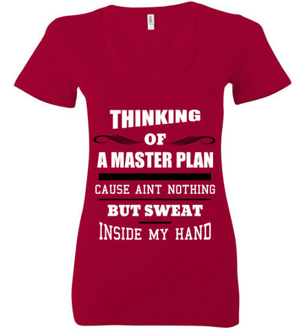 Master Plan Ladies V-Neck - Rocking Black, Inc. #RockingBlackInc #MelaninInspires