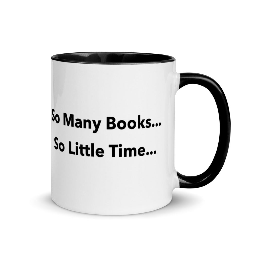 Just a Black Girl Who Loves Books - Mug with Color Inside