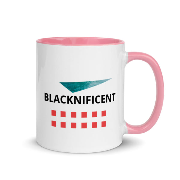 I am Black History / BLACKNIFICENT - Mug with Color Inside
