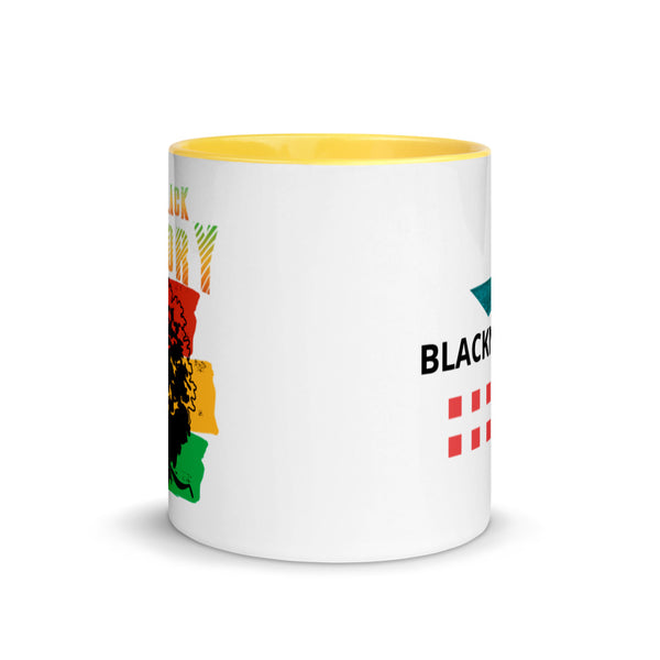 I am Black History / BLACKNIFICENT - Mug with Color Inside