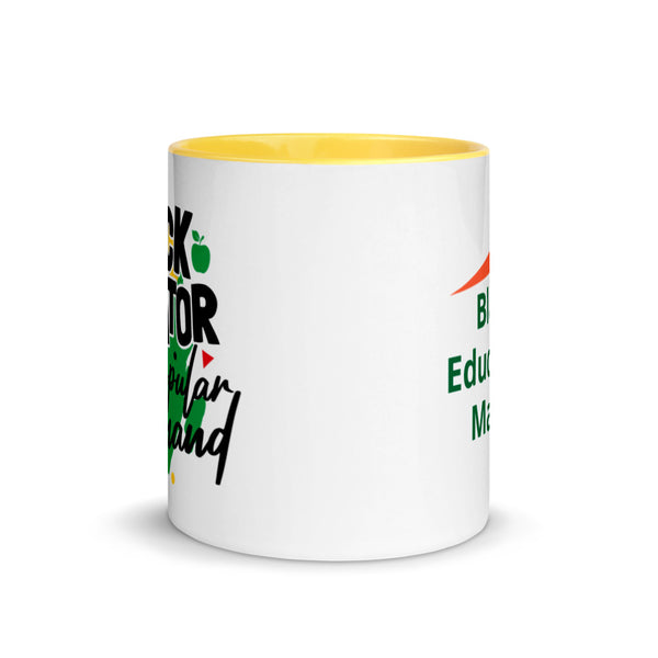 Black Educator by Popular Demand Mug with Color Inside